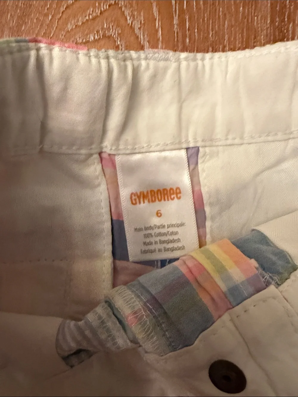 Gymboree Pastel Patchwork Plaid Shorts - Pink, Blue, Yellow
